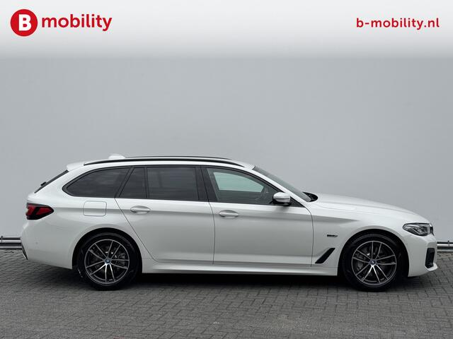 BMW 5-SERIE Touring 530e xDrive High Executive M-Sport Trekhaak 2.000kg | Laserlight | Adaptive Cruise Control | Head-Up Display | Hifi | DAB | Achteruitrijcamera | Sportstoelen |