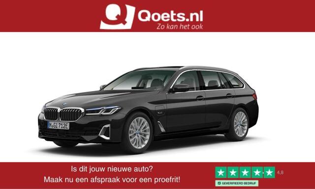 BMW 5-SERIE Touring 530e High Executive Luxury Line - Panoramadak - Comfort Access - Parking/Driving Assistant - Active Protection - Head Up - Hifi - Comfortstoelen voor - Elektrisch verwarmde voor/achter stoelen -