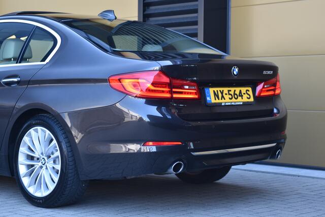 BMW 5-SERIE 530i High Executive * Luxury line * Comfort stoelen * Trekhaak * Navigatie Professional * LED * Leder *