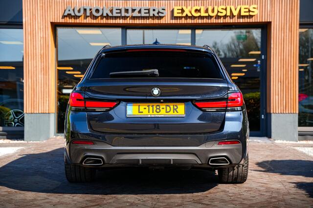 BMW 5-SERIE Touring 530d xDrive High Executive M Pakket Panodak 360 Camera ACC HUD Stuurverw. Stoelkoeling
