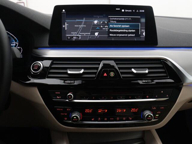 BMW 5-SERIE 530e iPerformance High Executive / Leder Dakota / Navi Fullmap / Cruise-ctr. / 19" Lmv / Led / Camera / Carplay / Apk nov-2025