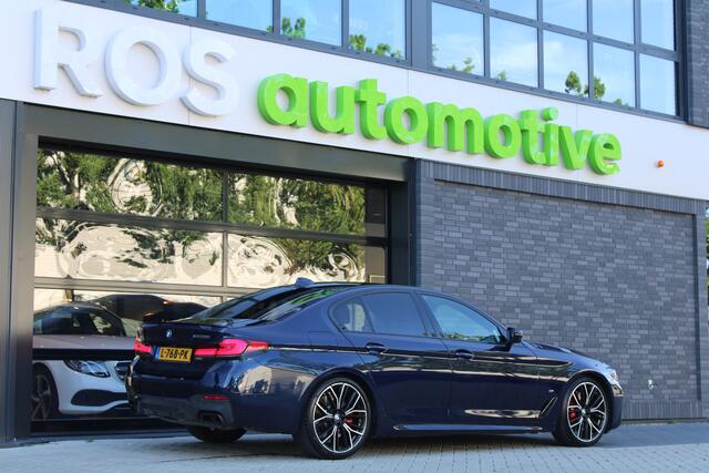 BMW 5-SERIE M550i xDrive High Executive | VOL! | PANO | B&W | MASSAGE | 4WIELSTURING | HUD | SOFT CLOSE | KEYLESS |