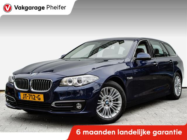 BMW 5-SERIE Touring 520i Aut.8 184pk Luxury Edition Comfortstoelen/ Prof. navigatie/ Elektr. voorstoelen/ stoelverwarming/ Leer/ Pdc