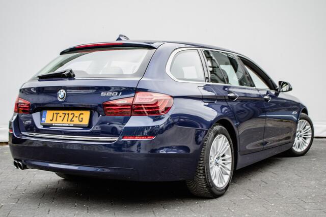 BMW 5-SERIE Touring 520i Aut.8 184pk Luxury Edition Comfortstoelen/ Prof. navigatie/ Elektr. voorstoelen/ stoelverwarming/ Leer/ Pdc