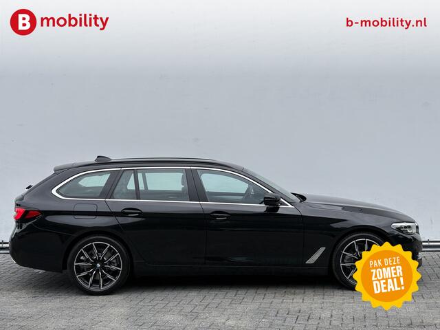 BMW 5-SERIE Touring 520i High Executive Comfort Stoelen Adaptive Cruise Control Leer | Apple CarPlay | Memory stoelen | DAB Audio