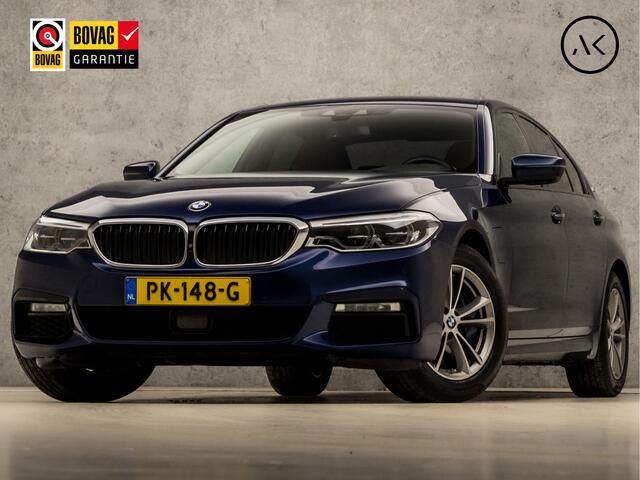BMW 5-SERIE 530e High Executive M Sport Automaat 252Pk (GROOT NAVI, 360 CAMERA, SFEERVERLICHTING, BOWERS&WILKINS, COGNAC LEDER, MEMORY SEATS, STOELVERWARMING, NIEUWE APK, NIEUWSTAAT)