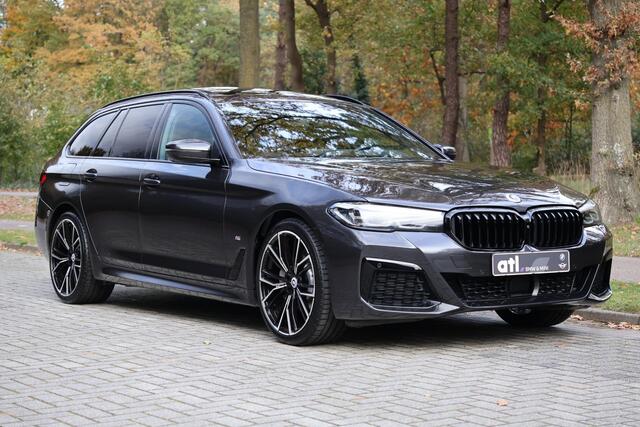 BMW 5-SERIE Touring 530i High Executive M-Sport | 20"| Pano | HUD | 360 Cam | Standkachel | Keyless | Driving Assistent Pro | Clima 4-zone | Comf stoel met memory | Achterbank verwarmd | etc.