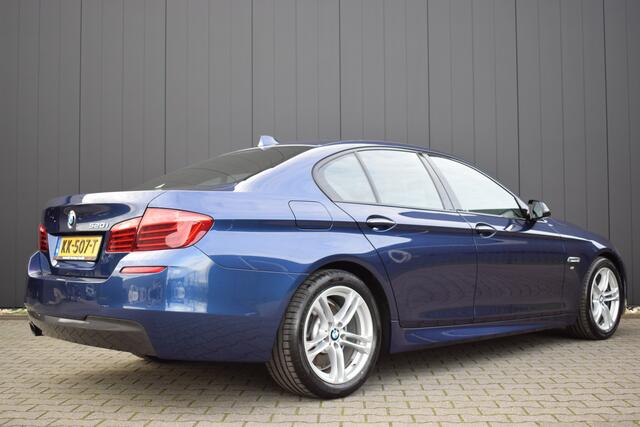 BMW 5-SERIE 520i Automaat M-Sport Edition Zwart Leder | Bi-Xenon | Elek. Stoelen | Full Map Navi | Sportstoelen