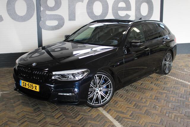 BMW 5-SERIE Touring 530i High Executive M-sport | Incl. 12 maanden garantie | 100% onderhouden | Memory-seats | Parkeercamera | Standkachel | Head-up display | Elektrisch uitklapbare trekhaak | Stoelverwarming | Climate control |
