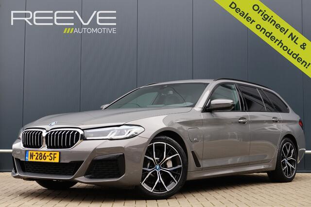 BMW 5-SERIE Touring 530e M Sport Business Edition Plus | 19 inch | Leer | Stoelverwarming | Berninagrau Bernstein | Live Cockpit | Apple Carplay / Android Auto | M-pakket