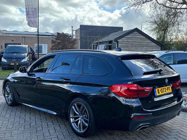 BMW 5-SERIE Touring 530D High Exe Zwart 2019 Pano M-Pakket Trekhaak