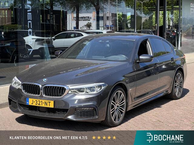 BMW 5-SERIE 530e iPerformance High Executive PHEV 252PK | Schuifkanteldak | Memory Seats | Leder | Adaptieve Cruise Control | Rondomzichtcamera | Dealeronderhouden
