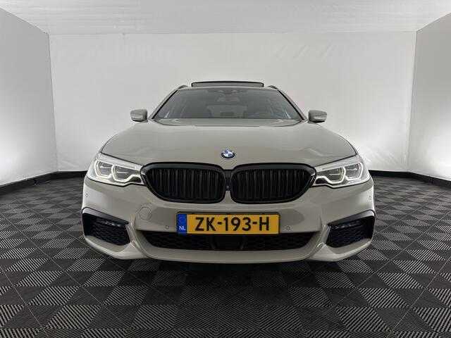 BMW 5-SERIE Touring 530i High Executive M-Sportpack (INCL.BTW) Aut. *PANO | HEAD-UP | LEATHER | TOPVIEW | HARMAN/KARDON | FULL-LED | ADAPTIVE-CRUISE | BLINDSPOT | HEATED-COMFORTSEATS | KEYLESS | DAB | DIGI-COCKPIT | PRIVACY-GLASS | SHIFTPADDLE