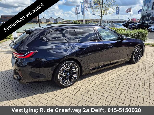 BMW 5-SERIE Touring 530e M-Pakket | Harman Kardon | Elektrisch wegklapbare trekhaak | Leder | december 25 | Ned. Auto