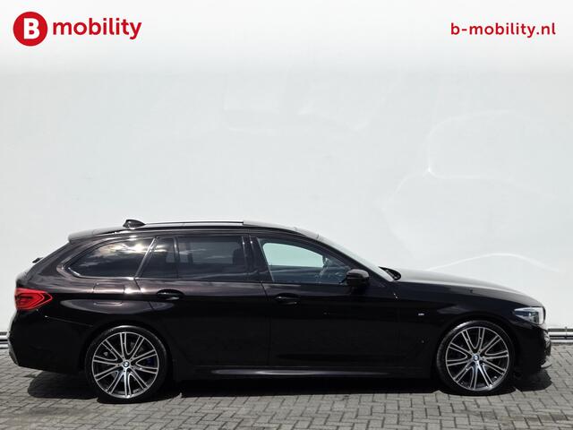 BMW 5-SERIE Touring 530i High Executive M-Sport 'Almadinbraun' Head-Up Trekhaak NL Auto! | Panoramadak | Achteruitrijcamera | Comfortstoelen | Stoelverwarming