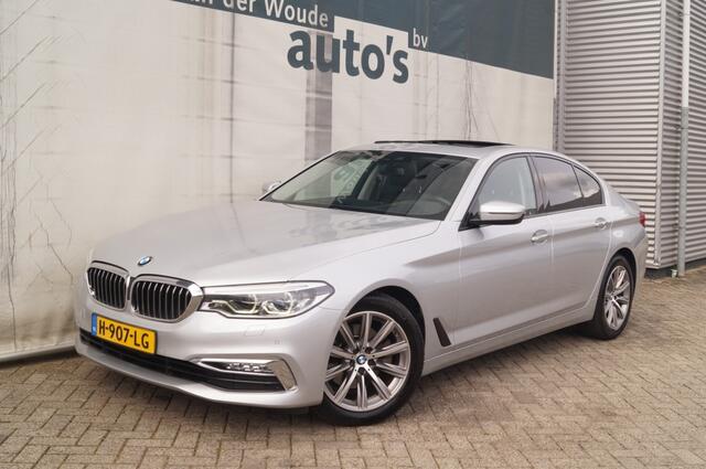 BMW 5-SERIE 520d Automaat Luxury Line High -S.DAK-LEER-ECC-