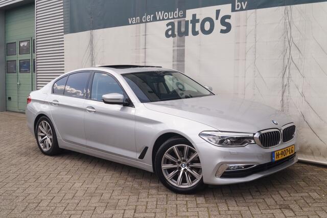 BMW 5-SERIE 520d Automaat Luxury Line High -S.DAK-LEER-ECC-