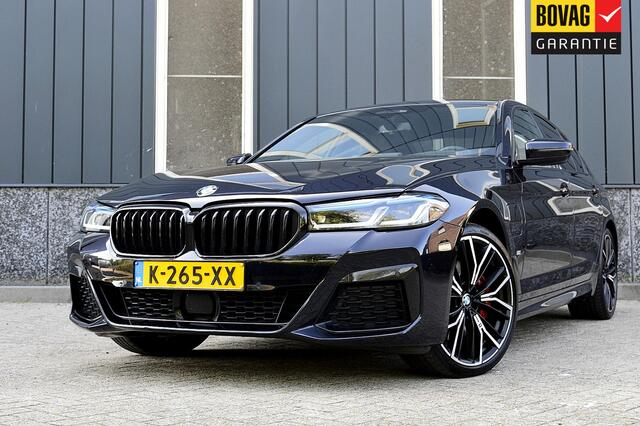 BMW 5-SERIE 520e M-Sport SOH 88% Rijklaarprijs-Garantie Leder Interieur Apple carplay Airco 20 Inch Head-Up
