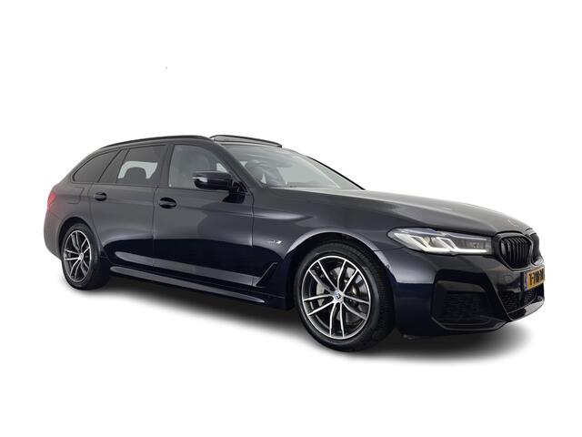 BMW 5-SERIE Touring 530e xDrive Business Edition Plus M-Sportpack (Plug-in) {SoH-96%} (INCL.BTW) *PANO | HEAD-UP | LEATHER | FULL-LED | MEMORY-PACK | HARMAN/KARDON | BLINDSPOT | DIGI-COCKPIT | CAMERA | NAVI-FULLMAP | PRIVACY-GLASS | SHIFTPADDLES | ECC | PDC | 18''ALU