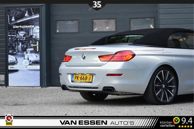 BMW 6-SERIE Cabrio 650i High Executive Individual Leder 4-Wielsturing Keyless B&O Memory Stoelkoeling NL-Auto!