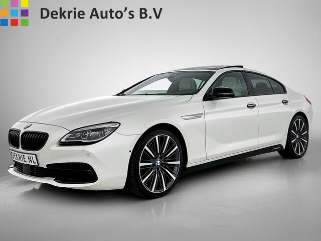 BMW 6-SERIE Gran Coupé 313PK 640D Xdrive Frozen Brilliant White Euro6 High Executive Performance / Airco-ecc / Navi / schuif-Panorama dak / Leder / Camera / Apk nieuw
