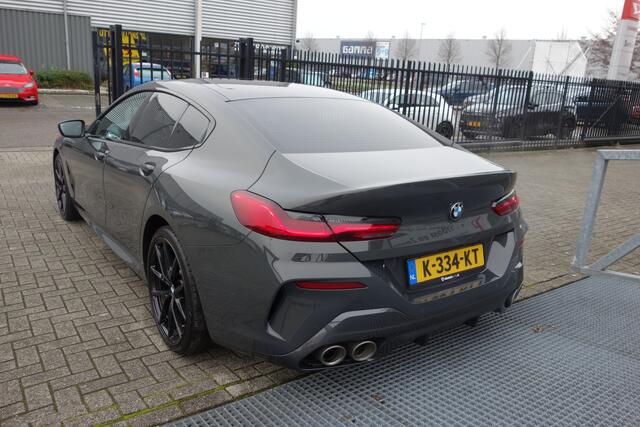 BMW 8-SERIE Gran Coupé 840i High Executive AUTOMAAT/NAVI/CLIMA-AIRCO/LASER LED/M SPORTPAKKET/20 INCH L.M.VLG/ELEC PANODAK/LEDER/GESTURE CONTROL/SOFT-CLOSE AUTOMATIC PORTIEREN/STOEL&STUURVERWARMING/PREMIUM SYSTEM HARMAN KARDON/ELEKTR STOELEN MET GEHEUGEN FULL OPTIONS