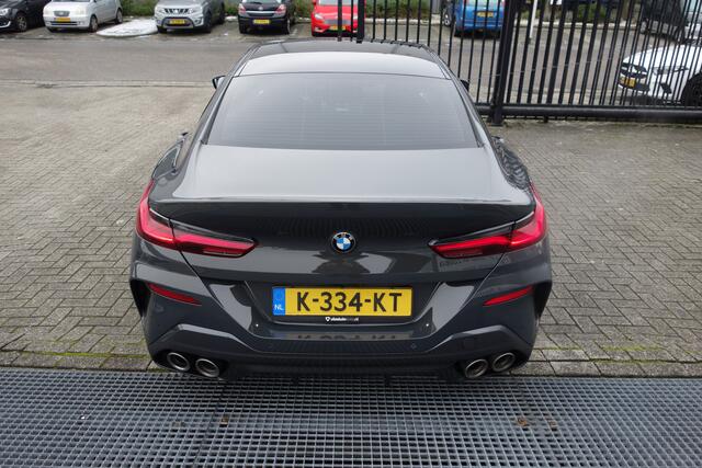 BMW 8-SERIE Gran Coupé 840i High Executive AUTOMAAT/NAVI/CLIMA-AIRCO/LASER LED/M SPORTPAKKET/20 INCH L.M.VLG/ELEC PANODAK/LEDER/GESTURE CONTROL/SOFT-CLOSE AUTOMATIC PORTIEREN/STOEL&STUURVERWARMING/PREMIUM SYSTEM HARMAN KARDON/ELEKTR STOELEN MET GEHEUGEN FULL OPTIONS