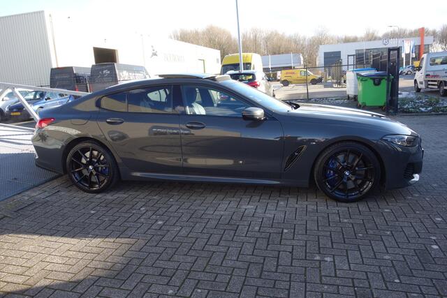 BMW 8-SERIE Gran Coupé 840i High Executive AUTOMAAT/NAVI/CLIMA-AIRCO/LASER LED/M SPORTPAKKET/20 INCH L.M.VLG/ELEC PANODAK/LEDER/GESTURE CONTROL/SOFT-CLOSE AUTOMATIC PORTIEREN/STOEL&STUURVERWARMING/PREMIUM SYSTEM HARMAN KARDON/ELEKTR STOELEN MET GEHEUGEN FULL OPTIONS