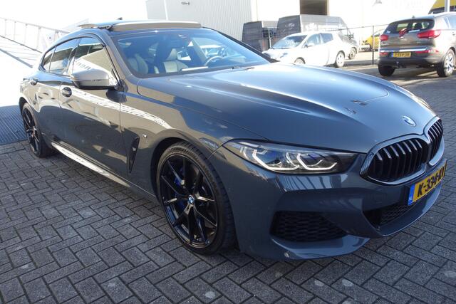 BMW 8-SERIE Gran Coupé 840i High Executive AUTOMAAT/NAVI/CLIMA-AIRCO/LASER LED/M SPORTPAKKET/20 INCH L.M.VLG/ELEC PANODAK/LEDER/GESTURE CONTROL/SOFT-CLOSE AUTOMATIC PORTIEREN/STOEL&STUURVERWARMING/PREMIUM SYSTEM HARMAN KARDON/ELEKTR STOELEN MET GEHEUGEN FULL OPTIONS