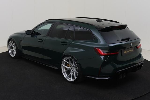 BMW M3 3-serie Touring xDrive Competition British Racing Green Custom Wheels 20/21 inch wheels + AST adjustable lowering