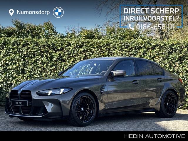 BMW M3 | Manhatten green | 19/20'' | M Race Track Pack | Carbon ext. | Park. Plus | Stuurverw. | Alcantara stuur | Comf. Acc. | Driv. Ass. | Harman/Kardon | M Adapt. onderst.