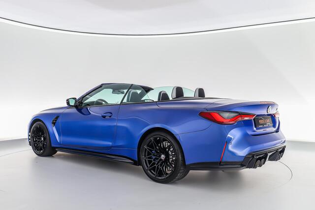 BMW M4 xDrive Competition Cabrio 510pk |dealer onderhouden|M-sport|M-sport stoelen|Laser LED|memory|360 camera|nekverwarming|sportuitlaat|HUD|blind spot|stoelventilatie + verwarming|