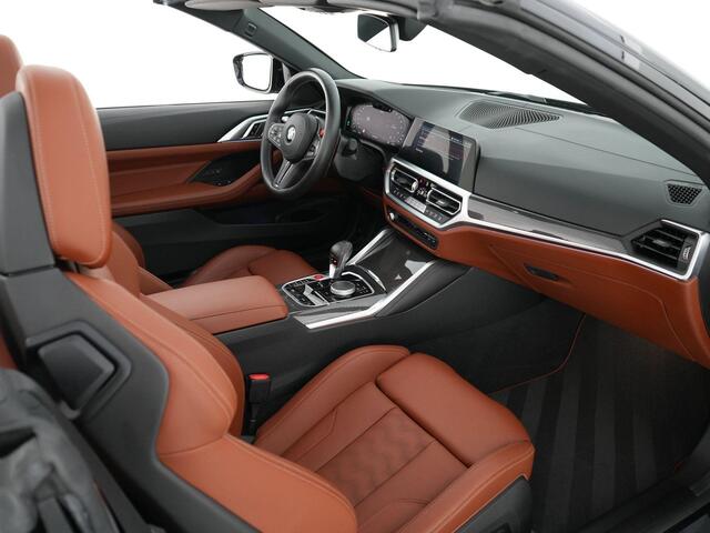 BMW M4 Competition Cabrio 510pk xDrive |dealer onderhouden|M-sport|M-sportstoelen|Laser LED|HUD|memory|Carbon interieur|nekverwarming|Apple Carplay|stoelventilatie & verwarming|