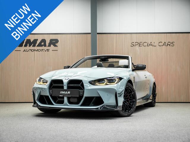 BMW M4 4-serie Cabrio xDrive Competition | Carbon Performance Pack | Yellow DRL'S | Brooklyn Grau | Stuurverwarming en nek verwarming |