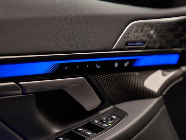 BMW M5 Touring V8 M Hybrid, Sonderlackierung, pano, B&W, 21'', stl.ventilatie, tr.haak, memory, leder, privacy
