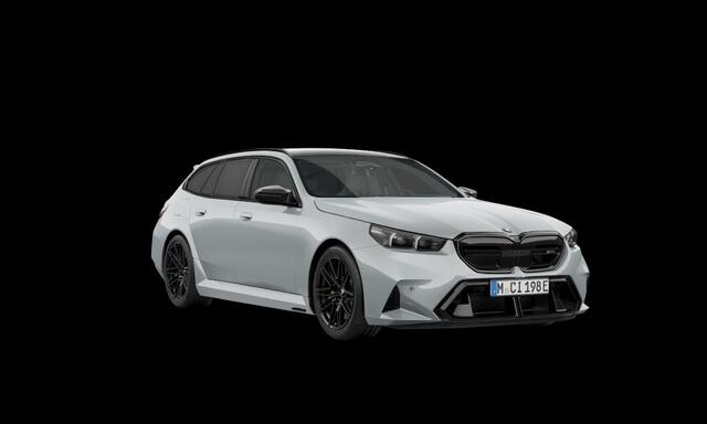 BMW M5 Touring V8 M Hybrid, Ultimate Package, pano, tr.haak, 21", alcantara, ceramic, B&W, stl.ventilatie, memory, adap-LED, carbon, leder, keyless, privacy