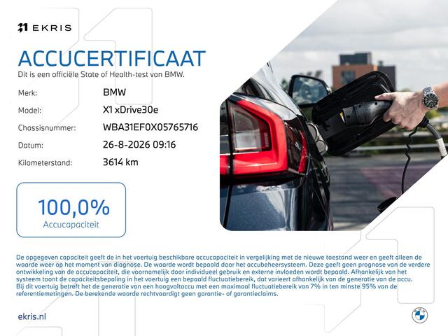 BMW X1 xDrive30e | M Sportpakket Pro | Panodak | Head-Up | Trekhaak | Elektr. Stoelen | Harman Kardon | Driving Assistant Prof. | Comfort Access | SOH 100% | 20'' LMV