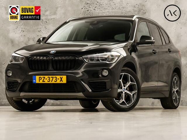 BMW X1 sDrive18i Sport High Executive 140Pk Automaat (PANORAMADAK, GROOT NAVI, MEMORY SEAT, LEDER, CAMERA, SPORTSTOELEN, TREKHAAK, STOELVERWARMING, NIEUWSTAAT)