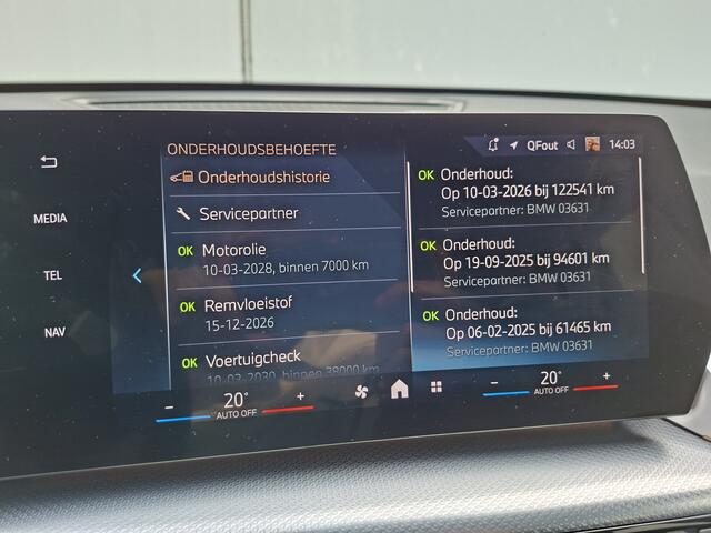 BMW X1 sDrive20i M-Sport Carplay Sportzetels Zwarte hemel PORTIMAO BLAU METALLIC