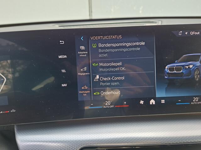 BMW X1 sDrive20i M-Sport Carplay Sportzetels Zwarte hemel PORTIMAO BLAU METALLIC