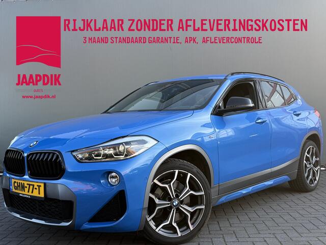 BMW X2 BWJ 2018 sDrive 20i 250PK M High Executive AUTOMAAT | FULL LED | ELEKTR. STOELEN | STOELVERW. | DAB + | CAMERA | KEY LESS | ELEKTR. ACHTERKLEP | HEAD-UP DISPLAY | NAVI | CLIMA | CRUISE | LMV | PDC