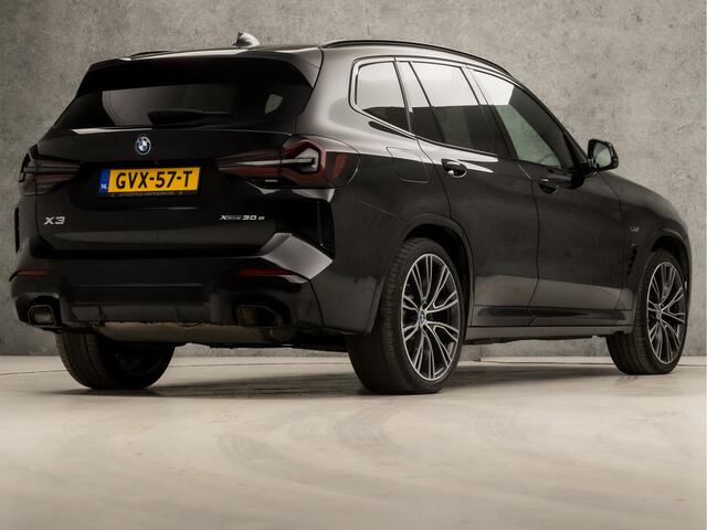 BMW X3 xDrive30e M Sport 293Pk Automaat (FACELIFT, FULL OPTION, PANORAMADAK, M PAKKET, LASER KOPLAMPEN, MEMORY SEATS, 360 CAMERA, HEAD-UP DISPLAY, LEDER, STUUR/STOELVERWARMING, SFEERVERLICHTING, APPLE CARPLAY, NIEUWS