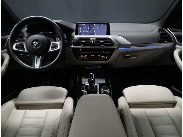 BMW X3 xDrive30e eDrive M Sport [DIGITAL DASH, APPLE CARPLAY, STUUR EN STOELVEWRARMING, CAMERA, FLIPPERS, VOL LEDER, ELEK.. ACHTERKLEP, AIRCO ACHTER MET USB C, NAVIGATIE, NIEUWSTAAT]