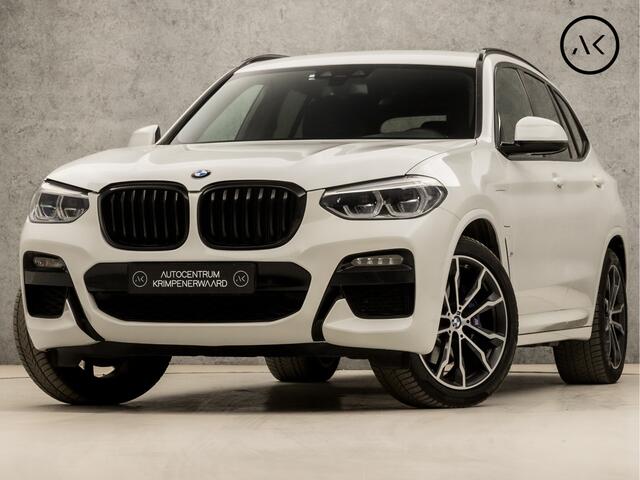 BMW X3 xDrive30e M Sport 293Pk Automaat (APPLE CARPLAY, M PAKKET, GROOT NAVI, SFEERVERLICHTING, KEYLESS, LEDEREN SPORTSTOELEN, GETINT GLAS, CAMERA, NIEUWE APK, NIEUWSTAAT)