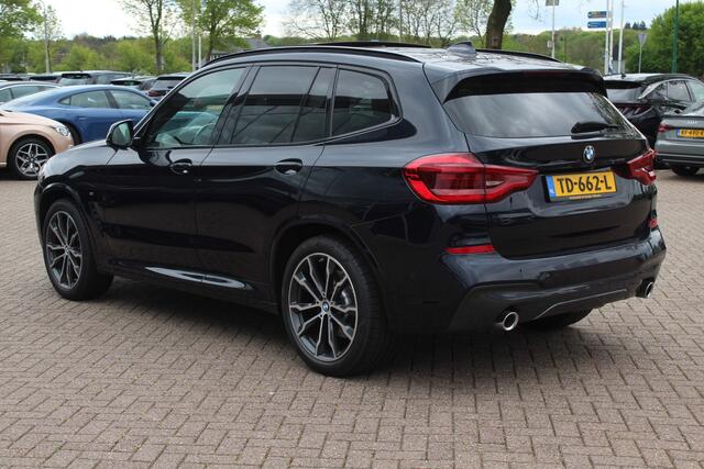 BMW X3 xDrive30i High Exe. M Sport / Trekhaak / Panoramadak / 360Camera / Head-up / Keyless / 20'' / Leder / Navigatie / ACC / Dodehoek / DAB / Stoelverwarming