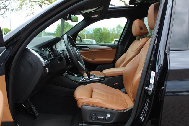 BMW X3 xDrive30i High Exe. M Sport / Trekhaak / Panoramadak / 360Camera / Head-up / Keyless / 20'' / Leder / Navigatie / ACC / Dodehoek / DAB / Stoelverwarming