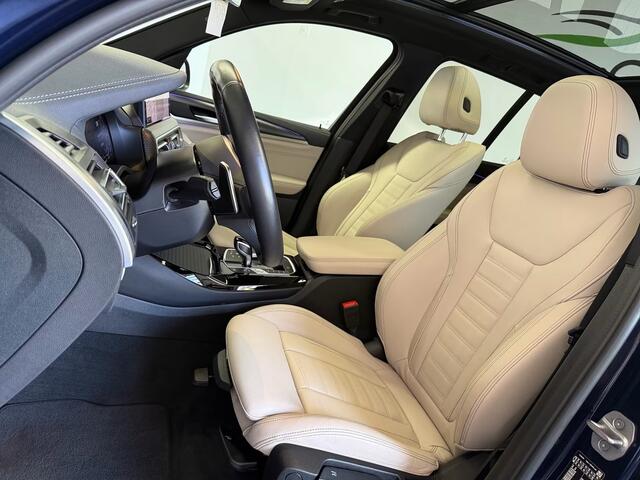 BMW X3 xDrive30e M-SPORT ** LASER, NAVI+, IVORY LEDER, PANORAMA, 20-inch LMV, TANSANIT INDIVIDUAL ** 1e EIG ** ** INFORMEER OOK NAAR ONZE AANTREKKELIJKE FINANCIAL-LEASE TARIEVEN **