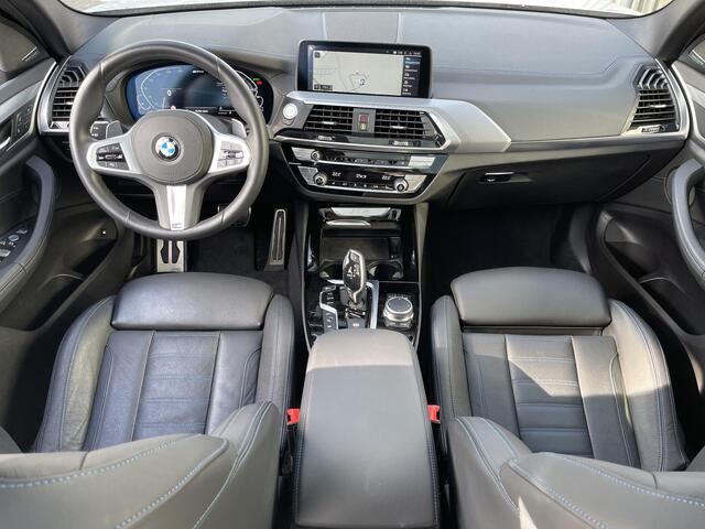 BMW X3 xDrive30e High Executive M Sport 20"/Panoramadak/Trekhaak/Leder + memory/360 camera/Harman Kardon/Keyless/Dodehoek/Adaptieve cruise/Stoelverwarming