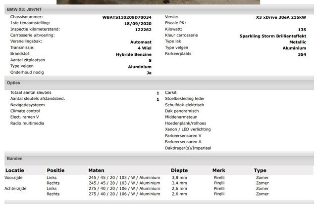 BMW X3 xDrive30e eDrive Edition Panoramadak / Trekhaak / Leder-Sport / Pdc+Camera / Stoel-Stuurverwarming / Harman Kardon / NL auto /