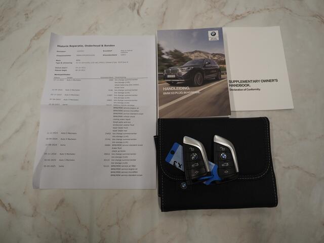 BMW X3 xDrive30e LCI High Executive | Leder | Sportstoelen | 360 | Virtual | Sfeerverlichting | DAB | Carplay